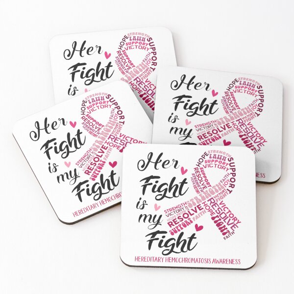 Item preview, Hereditary Hemochromatosis Warrior, Her Fight is my Fight Hereditary Hemochromatosis Awareness designed and sold by Greggwillard.