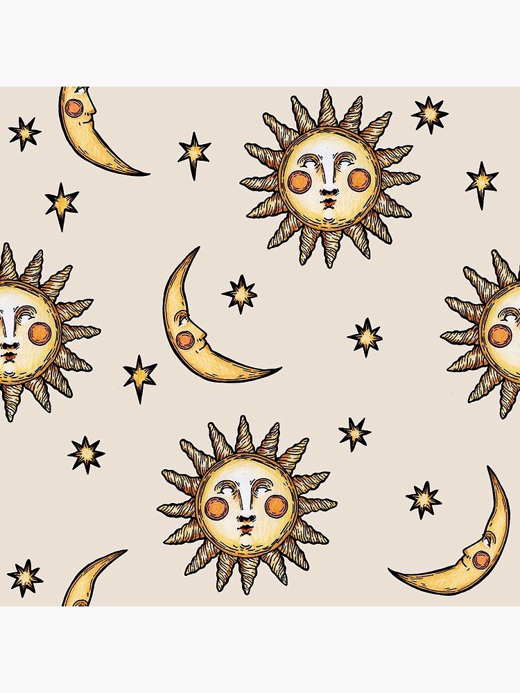 Sun Moon And Stars Poster For Sale By Jordynstjohn Redbubble sun-moon-and-stars-poster-for-sale-by-jordynstjohn-redbubble