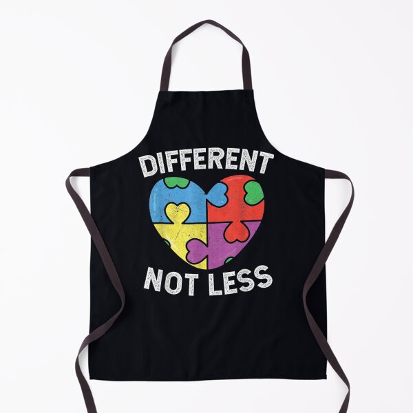 Item preview, Different Not Less Autism Awareness Puzzle Heart designed and sold by DeannaMarks.