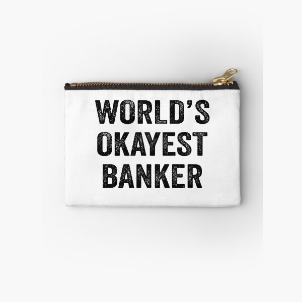 Item preview, World's okayest banker Shirt, Funny banker Dad Husband Womens Boyfriend Birthday Christmas Gift idea designed and sold by xlnv.