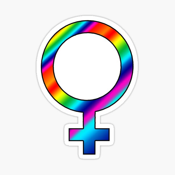 Item preview, Rainbow Female Symbol designed and sold by OwlOccasions.