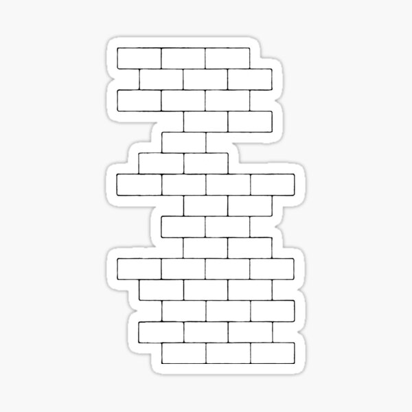 La pared Pegatina