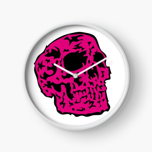 pink Skull Uhr