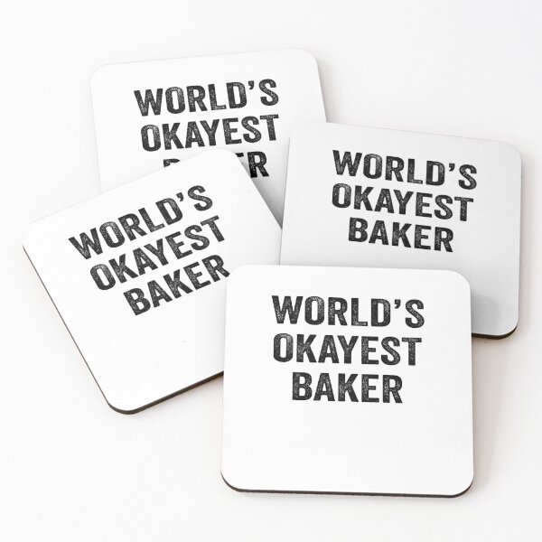 Item preview, World's okayest baker Shirt, Funny baker Dad Husband Womens Boyfriend Birthday Christmas Gift idea designed and sold by xlnv.