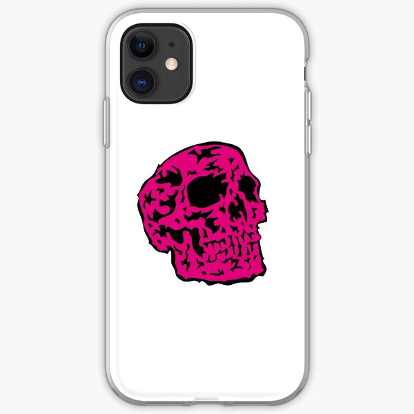 pink Skull iPhone Flexible Hülle