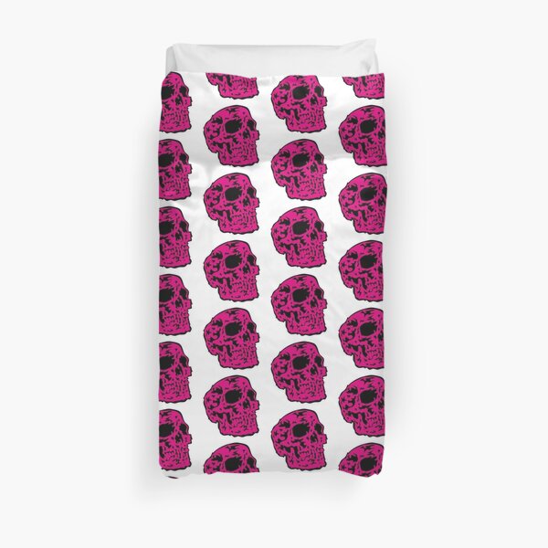 pink Skull Bettbezug