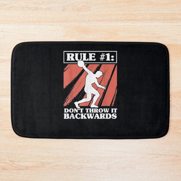 Item preview, Discus Rule #1 Don't Throw It Backwards Tack And Field designed and sold by DeannaMarks.