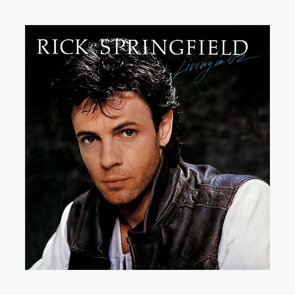 Item preview, Rick Springfield living in oz designed and sold by JackOLea.