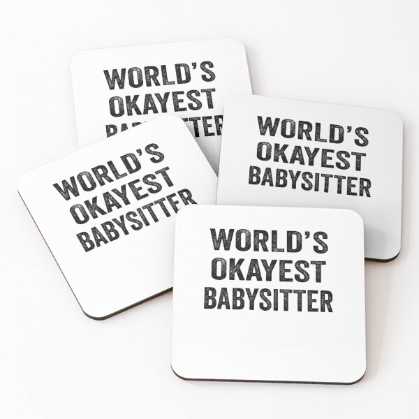 Item preview, World's okayest babysitter Shirt, Funny babysitter Dad Husband Womens Boyfriend Birthday Christmas Gift idea designed and sold by xlnv.