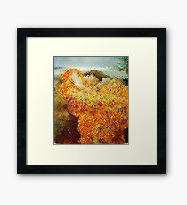 After Chuck Close and Leighton - Portrait - Flaming June Framed Print