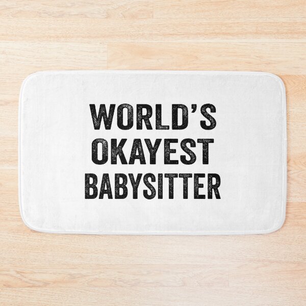 Item preview, World's okayest babysitter Shirt, Funny babysitter Dad Husband Womens Boyfriend Birthday Christmas Gift idea designed and sold by xlnv.