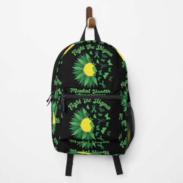 Item preview, Fight The Stigma Mental Health Awareness Sunflower Butterflies designed and sold by GravitiTees.