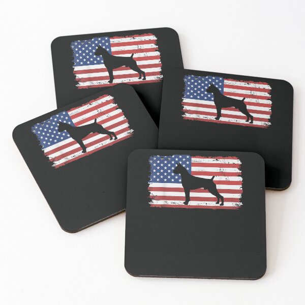Item preview, Dogs 365 Vintage Boxer Dog US American Flag designed and sold by DeannaMarks.