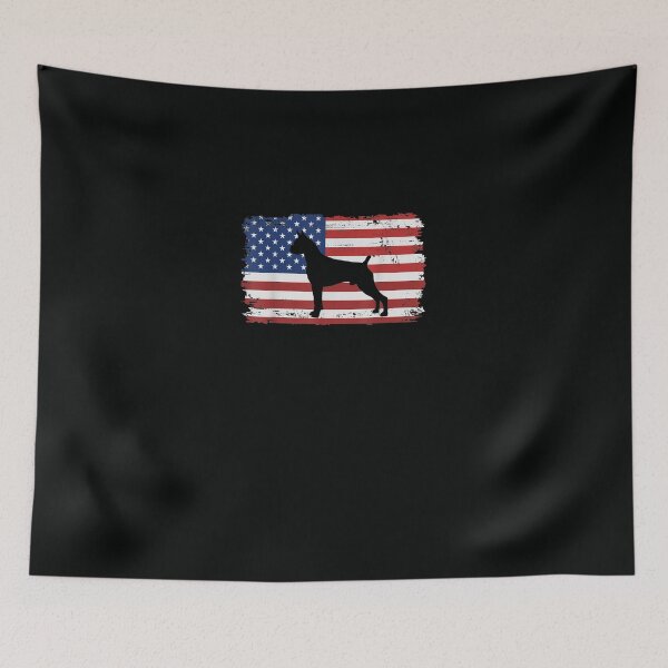 Item preview, Dogs 365 Vintage Boxer Dog US American Flag designed and sold by DeannaMarks.