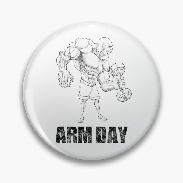 Item preview, Arm Day Black & White designed and sold by MementoMoriArts.