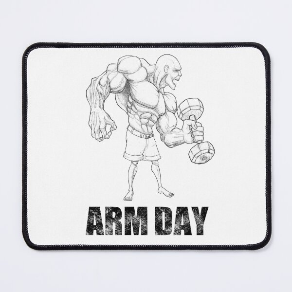Item preview, Arm Day Black & White designed and sold by MementoMoriArts.