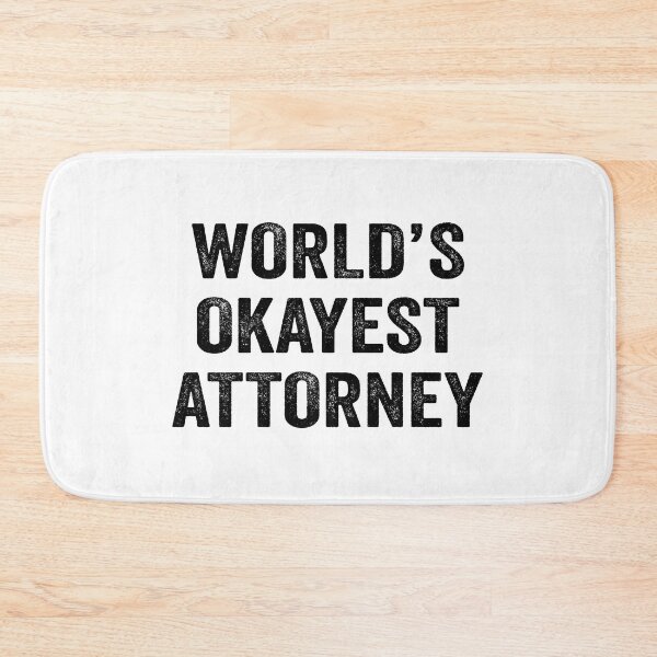 Item preview, World's okayest attorney Shirt, Funny attorney Dad Husband Womens Boyfriend Birthday Christmas Gift idea designed and sold by xlnv.