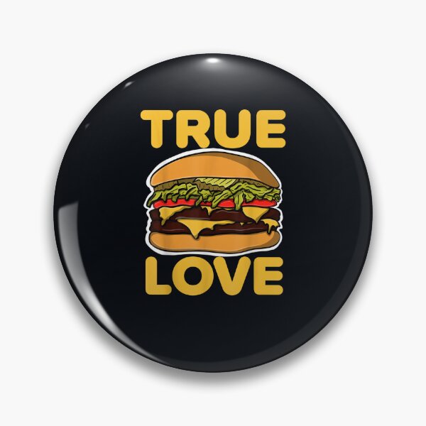 Item preview, Double Cheeseburger True Love Hamburger Novelty Burger Art designed and sold by DeannaMarks.