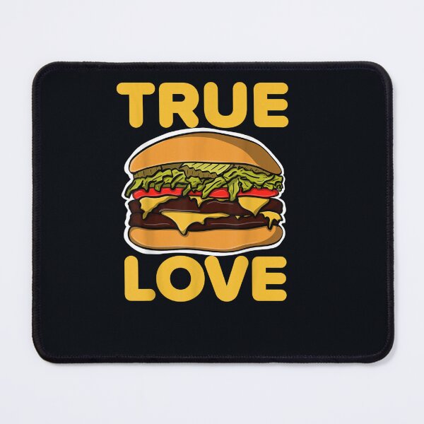 Item preview, Double Cheeseburger True Love Hamburger Novelty Burger Art designed and sold by DeannaMarks.