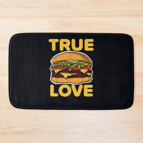 Item preview, Double Cheeseburger True Love Hamburger Novelty Burger Art designed and sold by DeannaMarks.