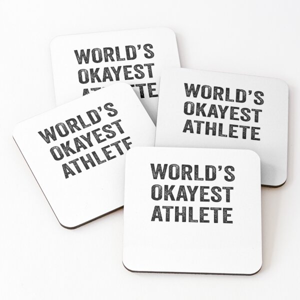 Item preview, World's okayest athlete Shirt, Funny athlete Dad Husband Womens Boyfriend Birthday Christmas Gift idea designed and sold by xlnv.