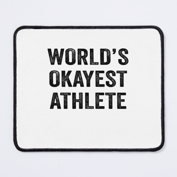 Item preview, World's okayest athlete Shirt, Funny athlete Dad Husband Womens Boyfriend Birthday Christmas Gift idea designed and sold by xlnv.