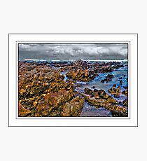 Low tide on the Rocks Photographic Print