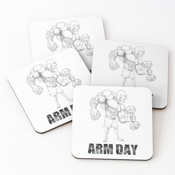 Item preview, Arm Day Black & White designed and sold by MementoMoriArts.