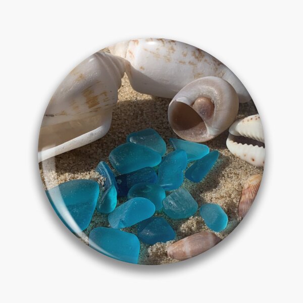 Item preview, Beautiful aqua seaglass and shells from Israel designed and sold by Jums-Med.