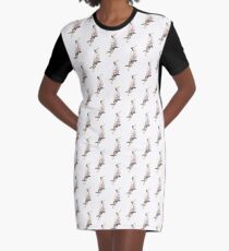 Sulphur Crested Cockatoo Graphic T-Shirt Dress