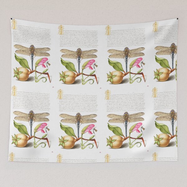 Item preview, The Model Book of Calligraphy | Dragonfly Pear Carnation and Insect | Dragonfly  designed and sold by TeeARTHY.