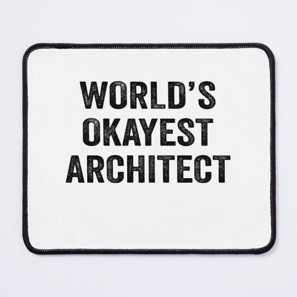 Item preview, World's okayest Architect Shirt, Funny Architect Dad Husband Womens Boyfriend Birthday Christmas Gift idea designed and sold by xlnv.