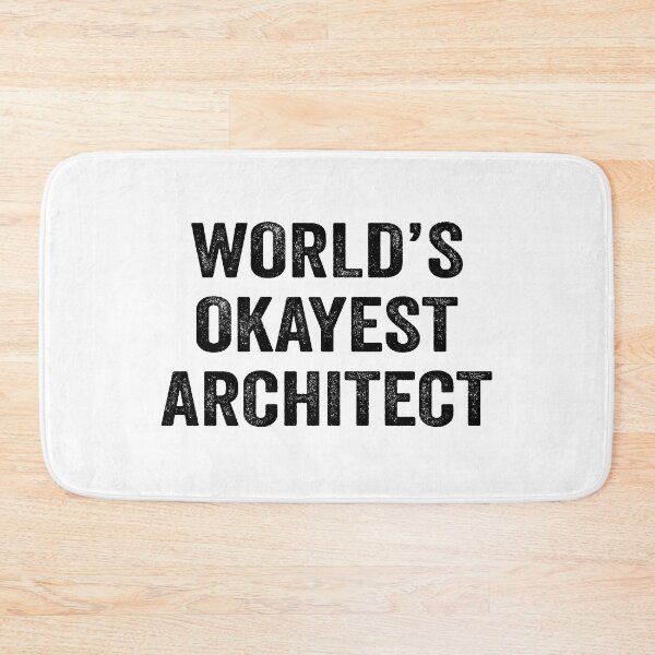 Item preview, World's okayest Architect Shirt, Funny Architect Dad Husband Womens Boyfriend Birthday Christmas Gift idea designed and sold by xlnv.