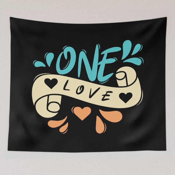 Item preview, One Love | Lettering Art designed and sold by Distrowlinc.