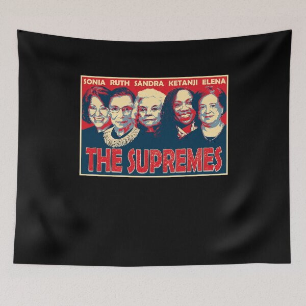 Item preview, Ketanji Brown Jackson, RBG, Kagan, Sotomayor - The Supremes designed and sold by Bullish-Bear.