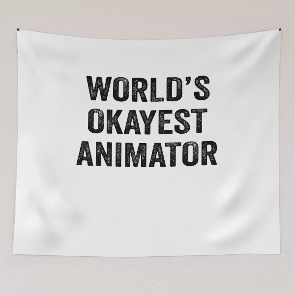 Item preview, World's okayest animator Shirt, Funny animator Dad Husband Womens Boyfriend Birthday Christmas Gift idea designed and sold by xlnv.