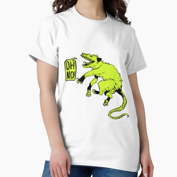 Vista previa del artículo con la obra «¡Oh no! Oposum de lima», diseñado y vendido por littlemure.