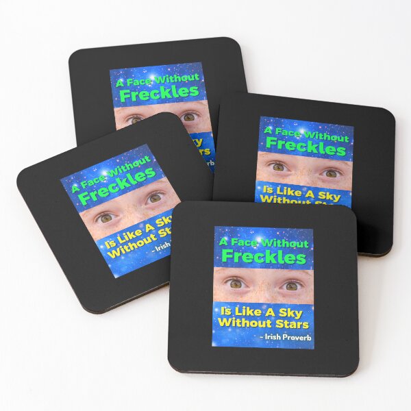 Item preview, Irish Proverb - A Face Without Freckles Is Like A Sky Without Stars  designed and sold by IrishProverbs.