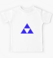 Camiseta para niños Trifuerza azul
