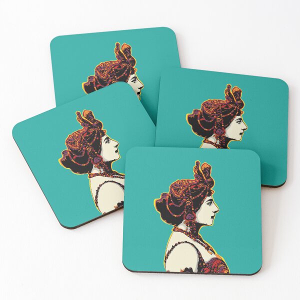 Item preview, Mata Hari, Pop Art Style Portrait of Famous Icons And Their Inspirational Quotes designed and sold by BONBcreative.