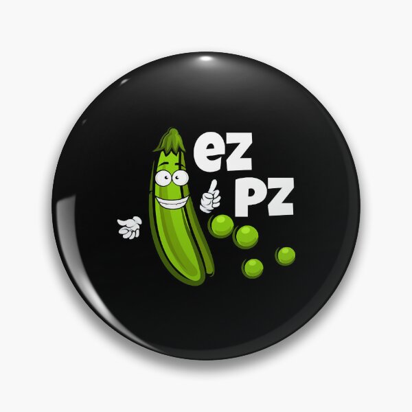 Item preview, Green EZ Peasy Cartoon Peas Graphic  designed and sold by Elizabe5236079.