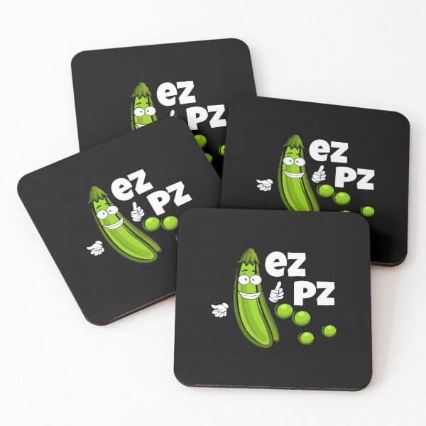Item preview, Green EZ Peasy Cartoon Peas Graphic  designed and sold by Elizabe5236079.