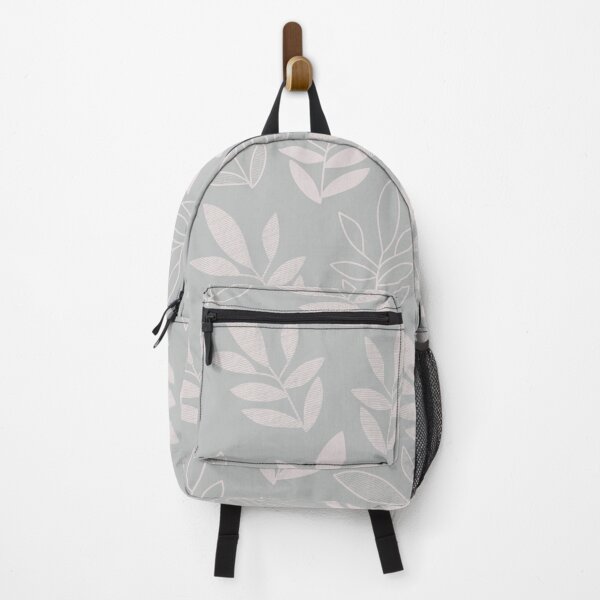Item preview, Calm And Peaceful Earthy Mother Nature Leaves Pattern Grayish Blue designed and sold by scorpiolane.