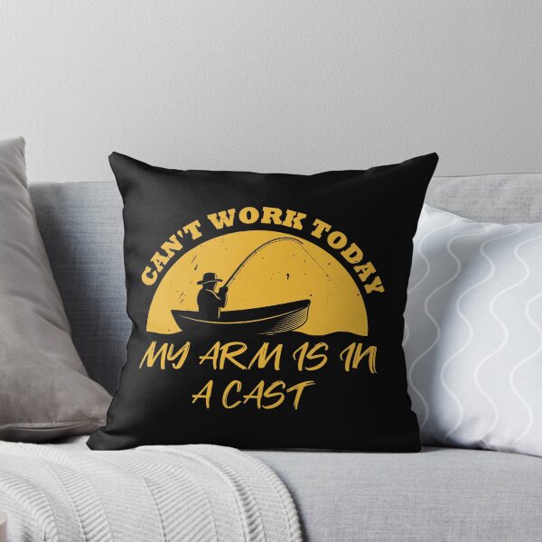 Item preview, Cant Work Today My Arm is in A Cast Funny Fishing Distressed Design for Fisher and Fisherman Gift designed and sold by TheMugsZone.