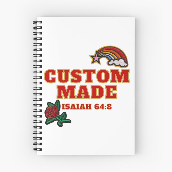 Item preview, Custom Made varsity jacket style patches Christian Bible verse Isaiah 64:8 designed and sold by Emily Roberts.