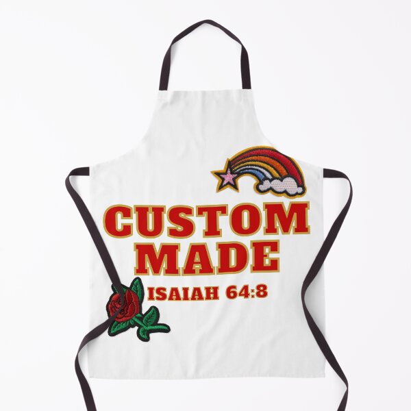 Item preview, Custom Made varsity jacket style patches Christian Bible verse Isaiah 64:8 designed and sold by Emily Roberts.