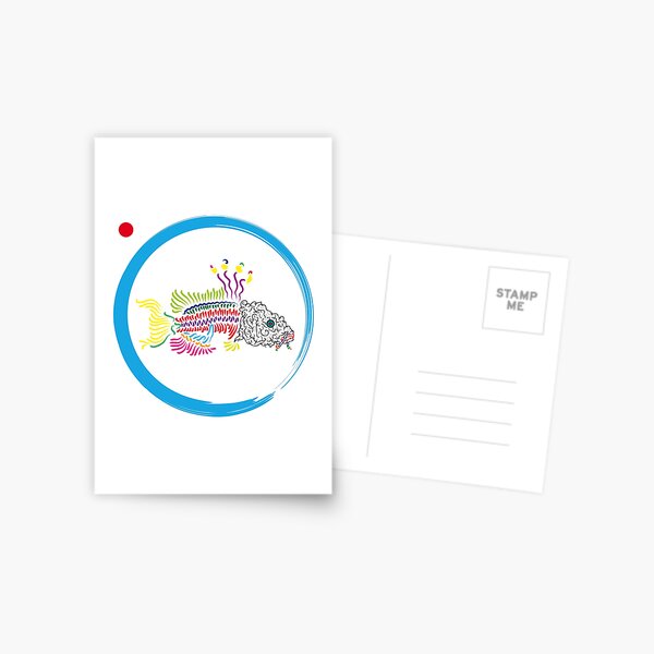 Koi Postkarte