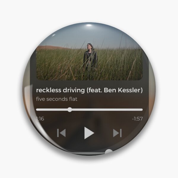 Item preview, reckless driving - lizzy mcalpine, feat. ben kessler (music player, ver. 1) designed and sold by ALilRoxMusic.