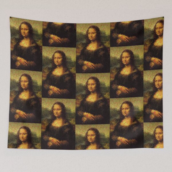 Item preview, After Chuck Close - Portrait - Mona Lisa designed and sold by imageresource.