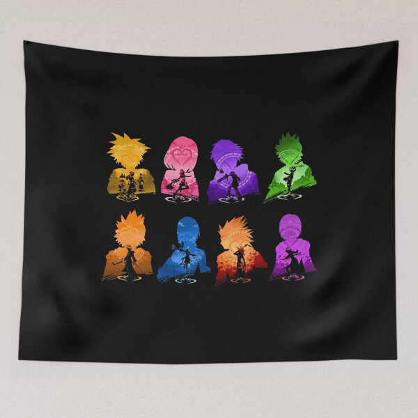 Item preview, Kingdom Hearts Set Zipped Hoodie.png designed and sold by edwardspm695.